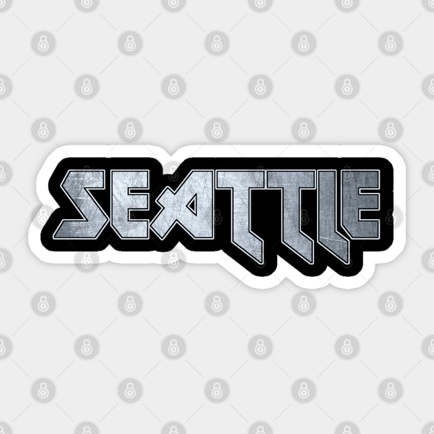 Seattle Sticker by KubikoBakhar